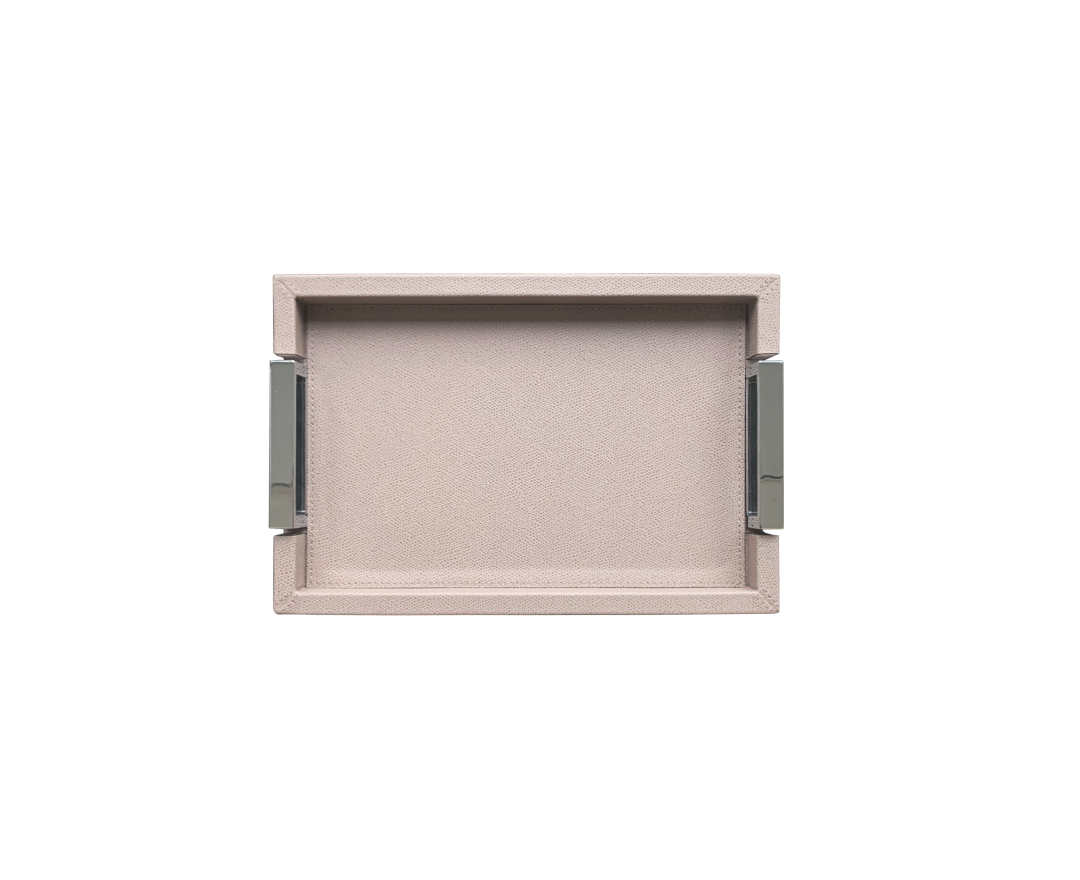 Giobagnara Giobagnara, Tablet Victor Tray Mini, Farbe Stone, Leder