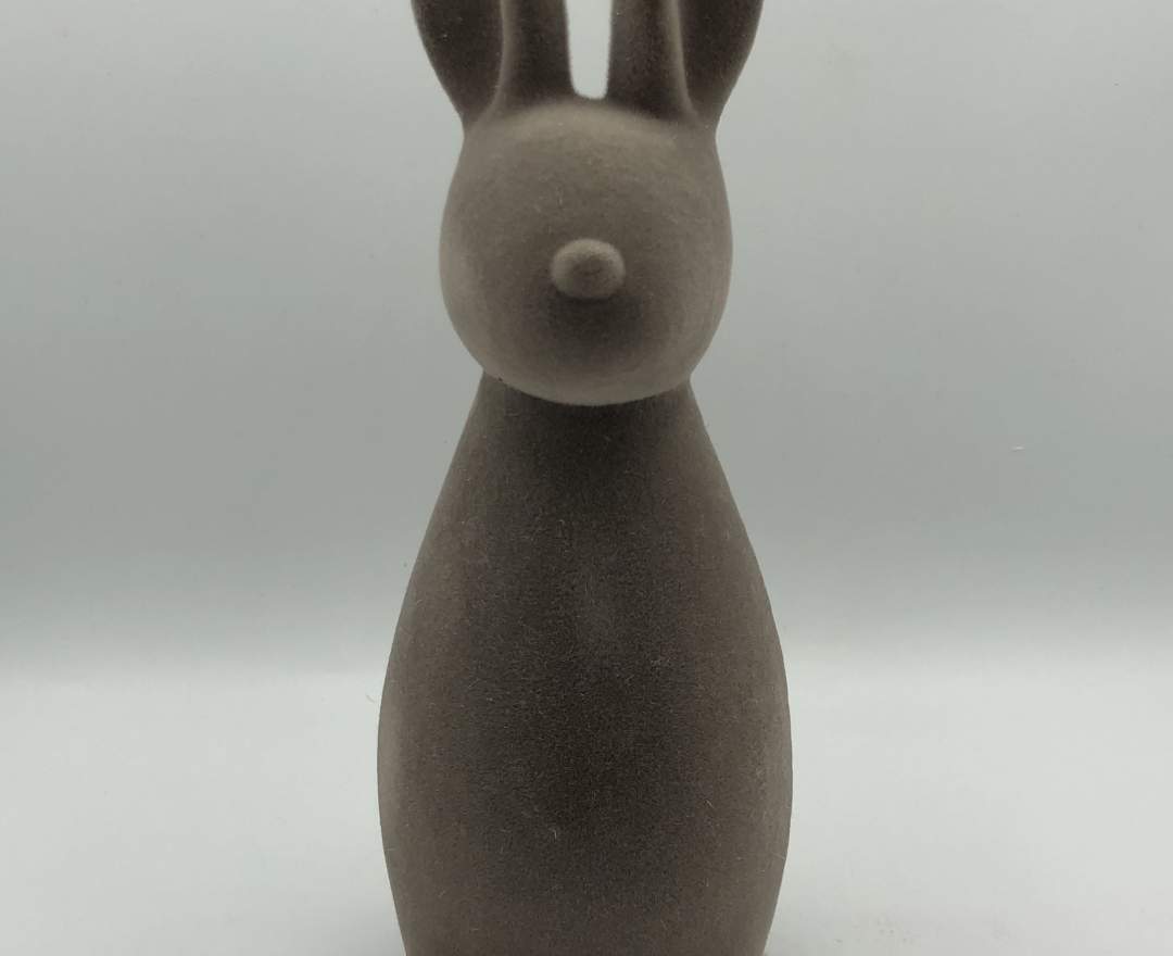 1st Tannendiele Kleiner Osterhase, taupe, 30 cm