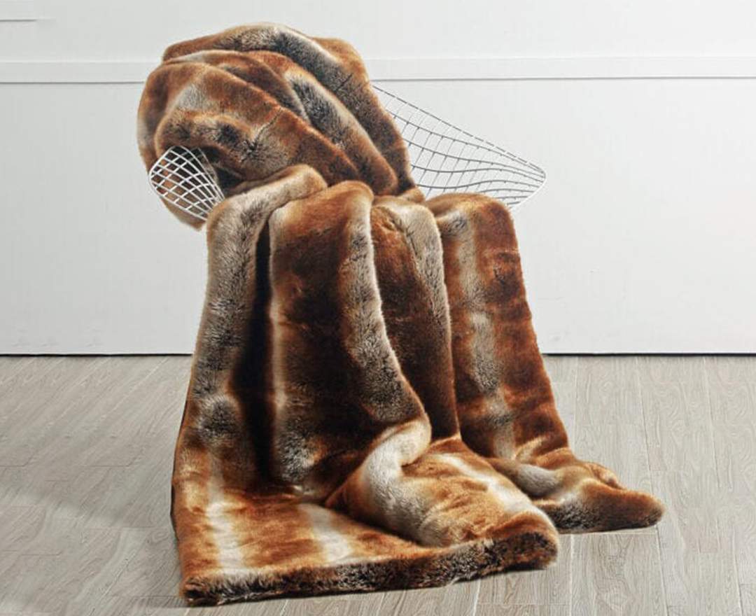 Webpelzdecke Zobel Kunstfell Faux Fur