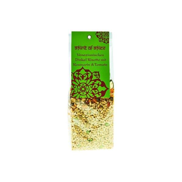 Spirit of Spice Venezianisches Dinkel Risotto mit Rosmarin & Tomate