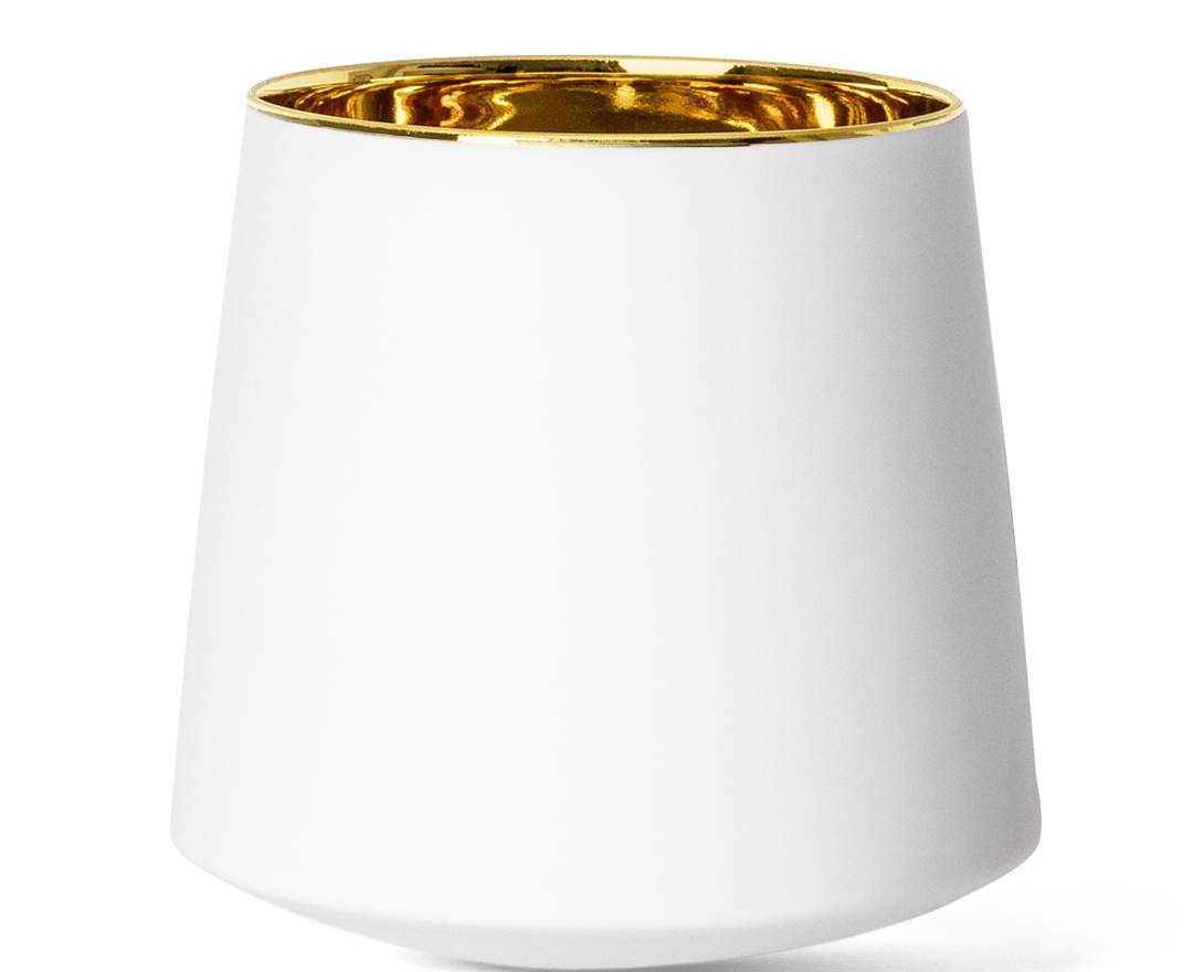 Grand Cru Gold Satin White Becher - Rotweinbecher