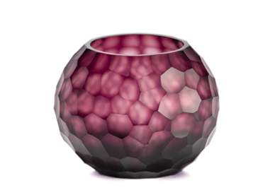 Somba Vasen und Teelichthalter amethyst - Vase S