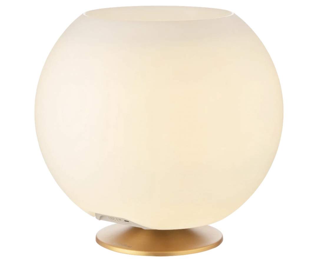 Sphere Musikbox / Leuchte gold - messing