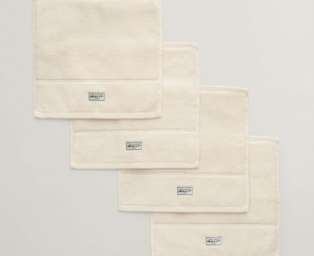 Handtuch 30x30cm 4er-Set (verschiedene Farben) - sugar white