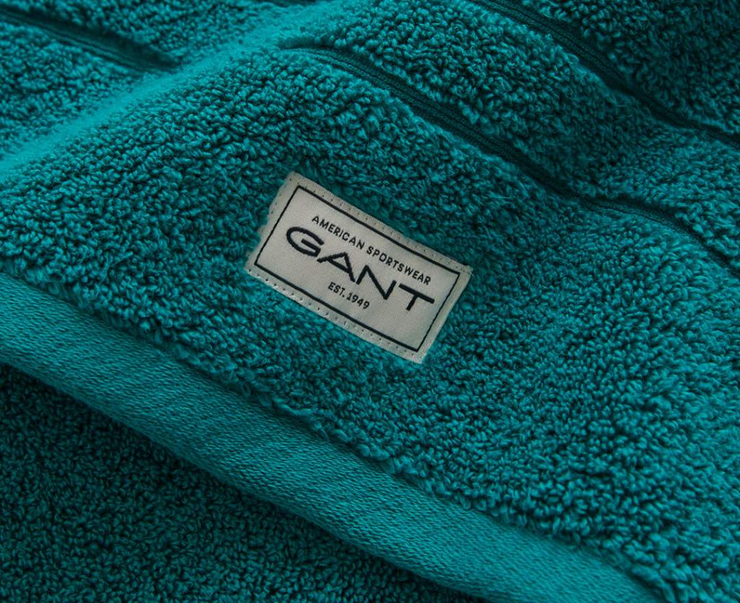 GANT HOME - Handtuch 50x100cm (verschiedene Farben) - ocean turquoise