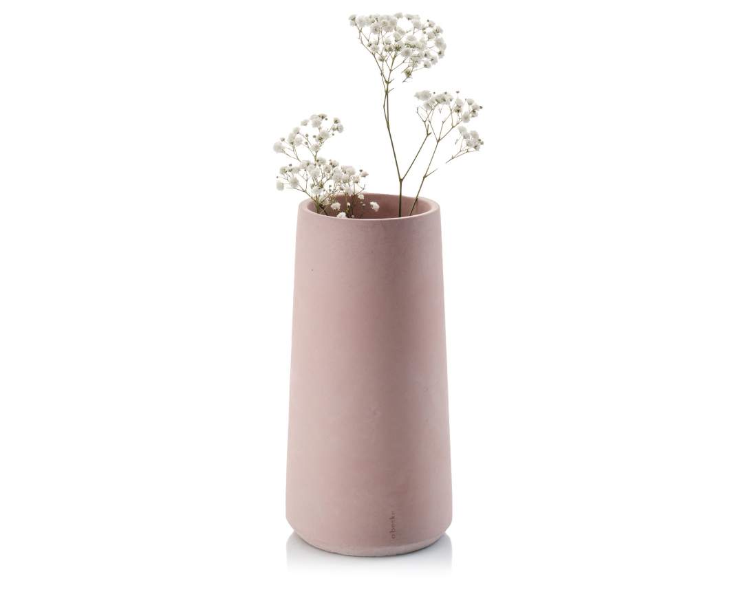 Vase 'Eiskar Magna', in 5 Farben - Rosé