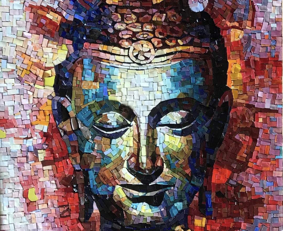 Heaven Hell Interior - Mosaik - Buddha