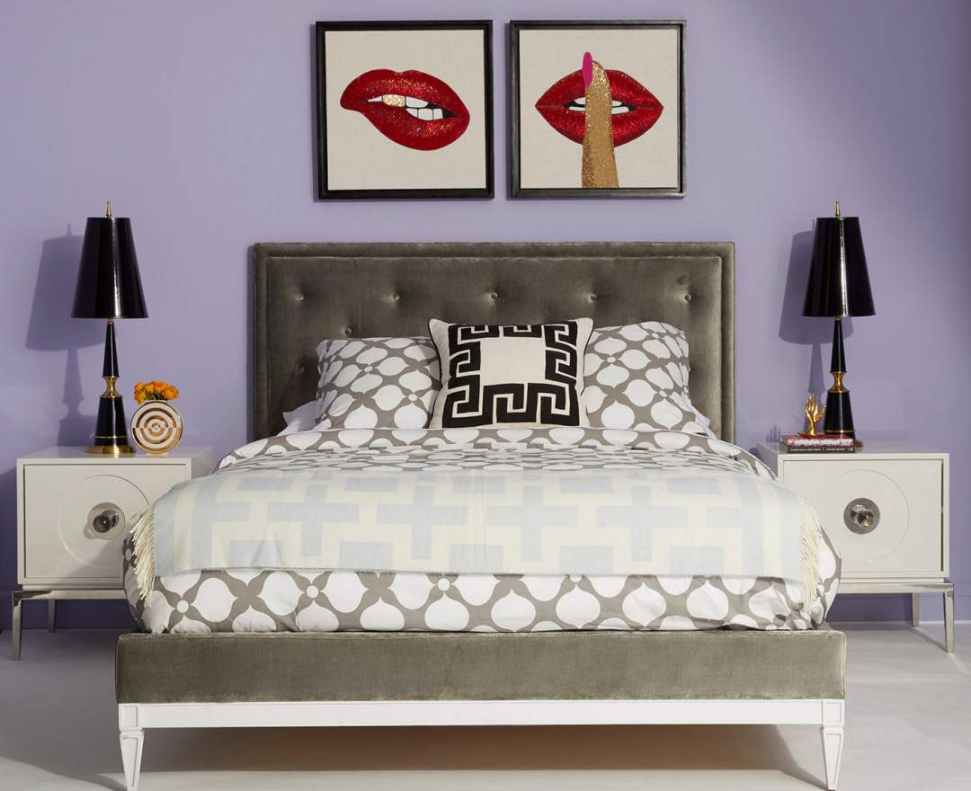 Jonathan Adler - Wandbild Lipstick Beaded Wall Art | 61x61 cm