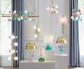 Jonathan Adler - Deckenleuchte Chandelier Globo | Clear Thumbnail