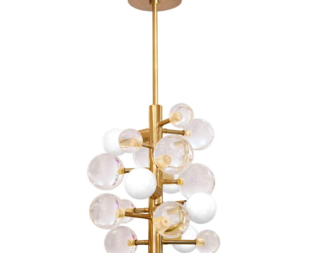 Deckenleuchte Chandelier Globo | Clear