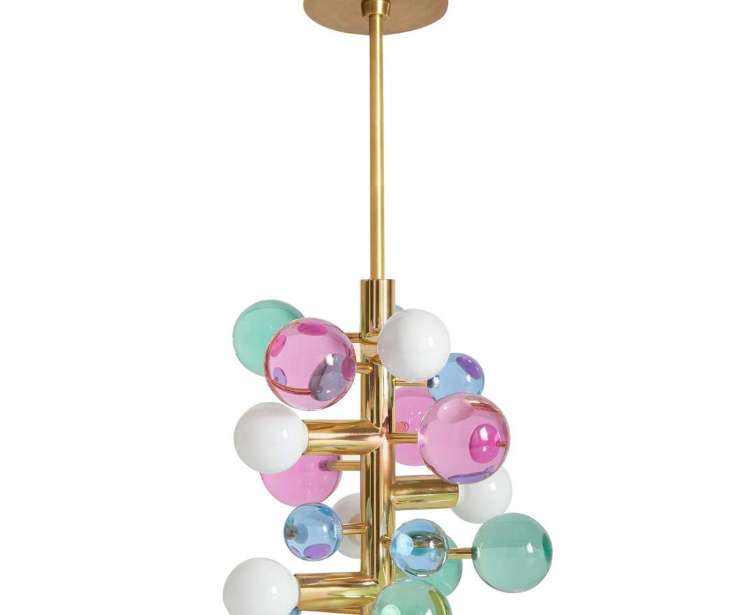 Deckenleuchte Chandelier Globo | Bunt