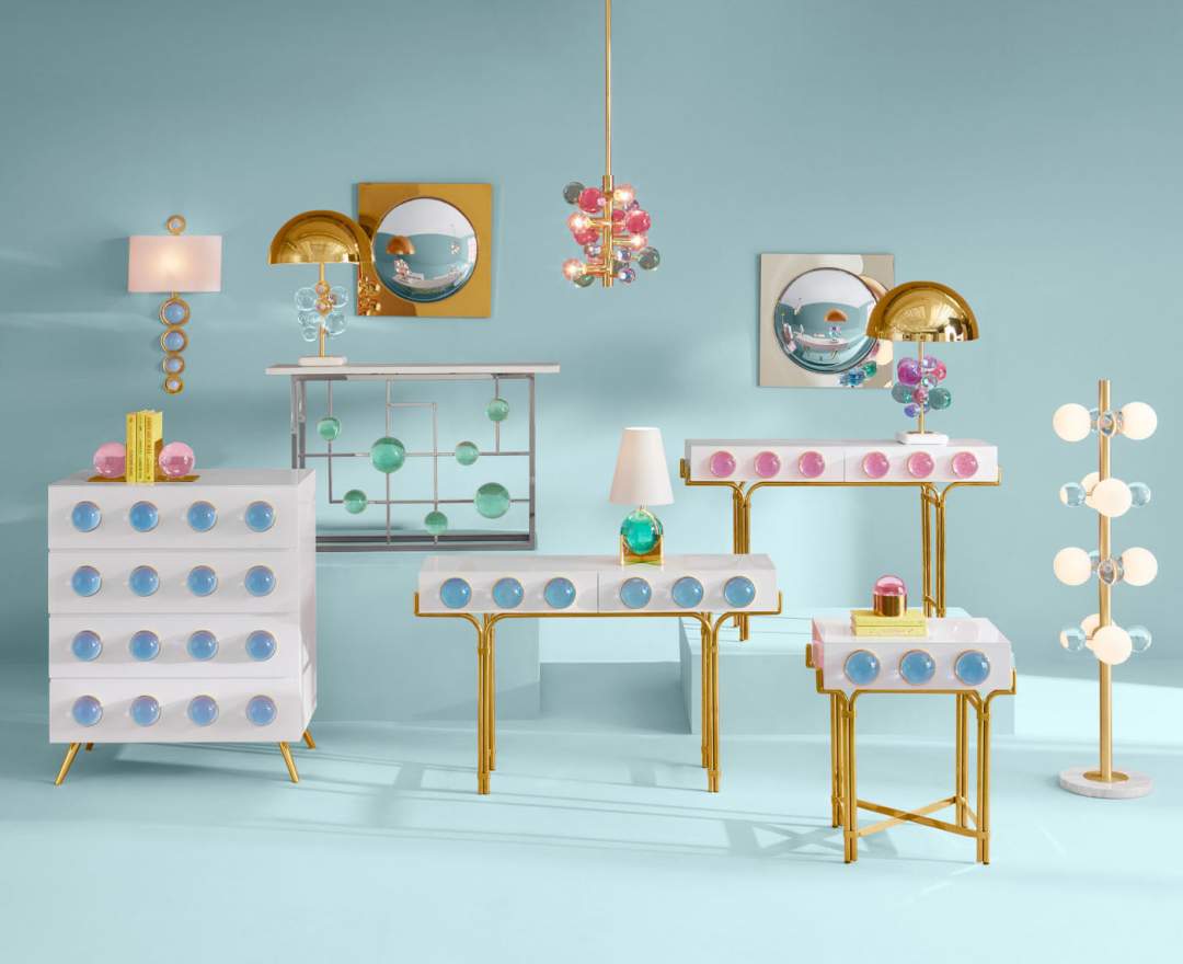 Jonathan Adler - Deckenleuchte Chandelier Globo | Bunt