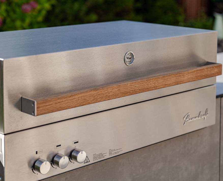 OUT4KITCHEN - Outdoorküche mit Flammkraft Premium Gasgrill