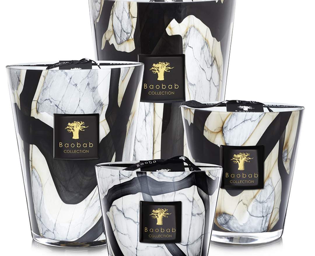 Baobab Collection Duftkerze 'Stones Marble' in Geschenkbox