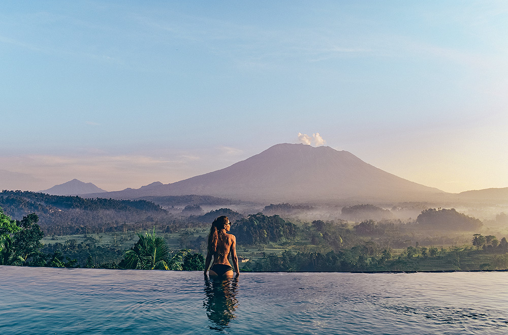 Stilpunkte-Blog: Die spektakulärsten Infinity-Pools, Bali, Urwald, Genug Tagung, Reisterrassen